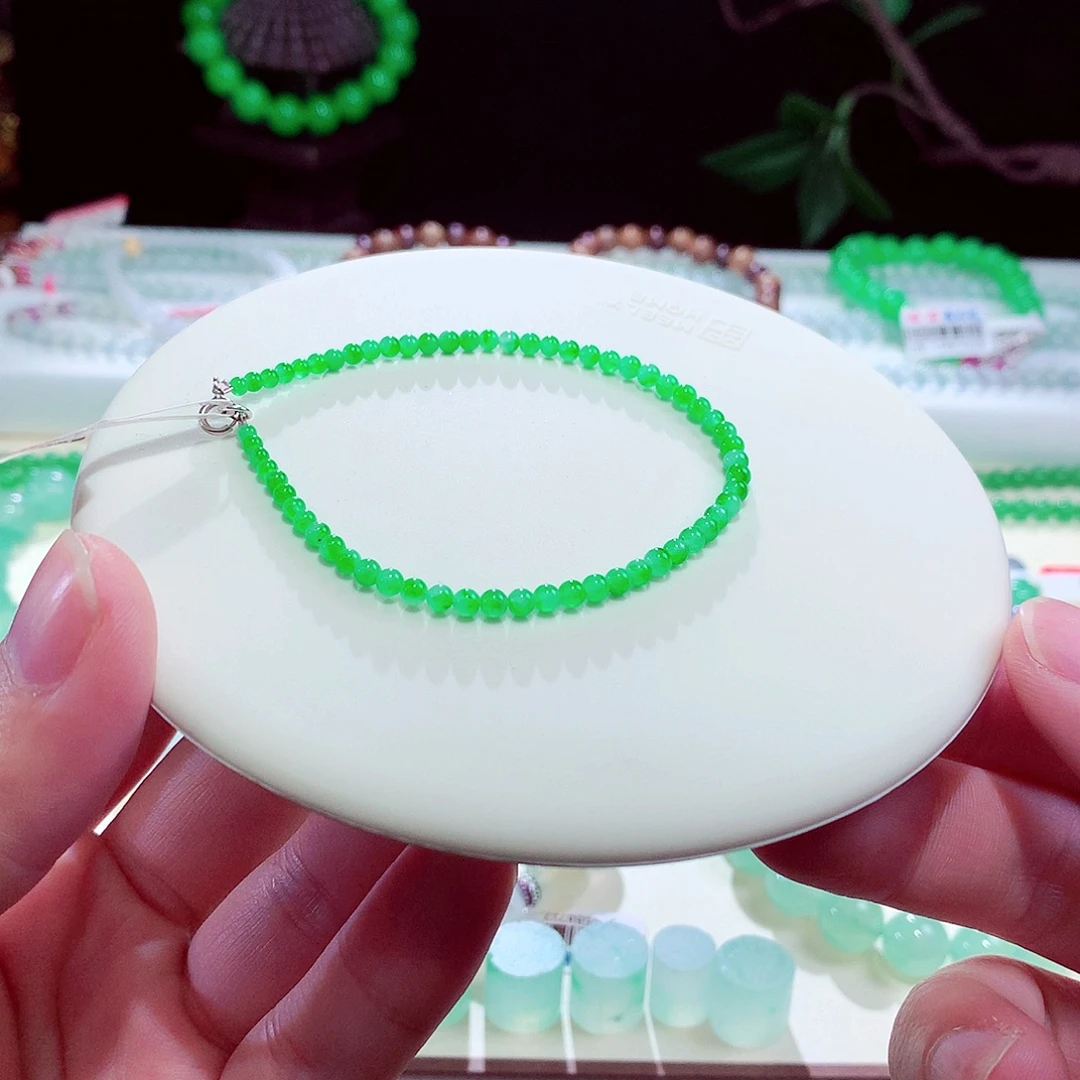 翡翠未镶嵌手链翡翠