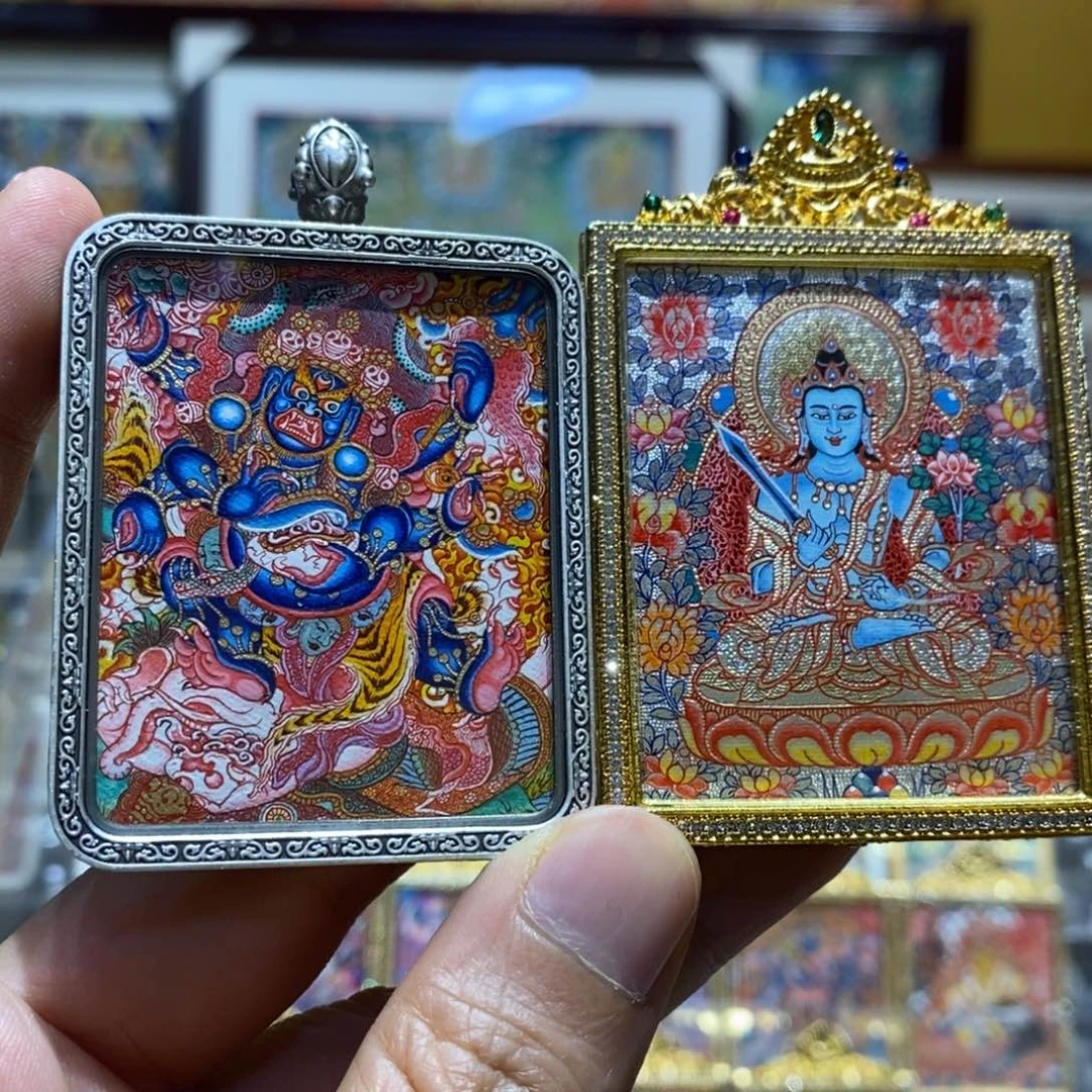 林***肯吊坠唐卡艺术作品欣赏