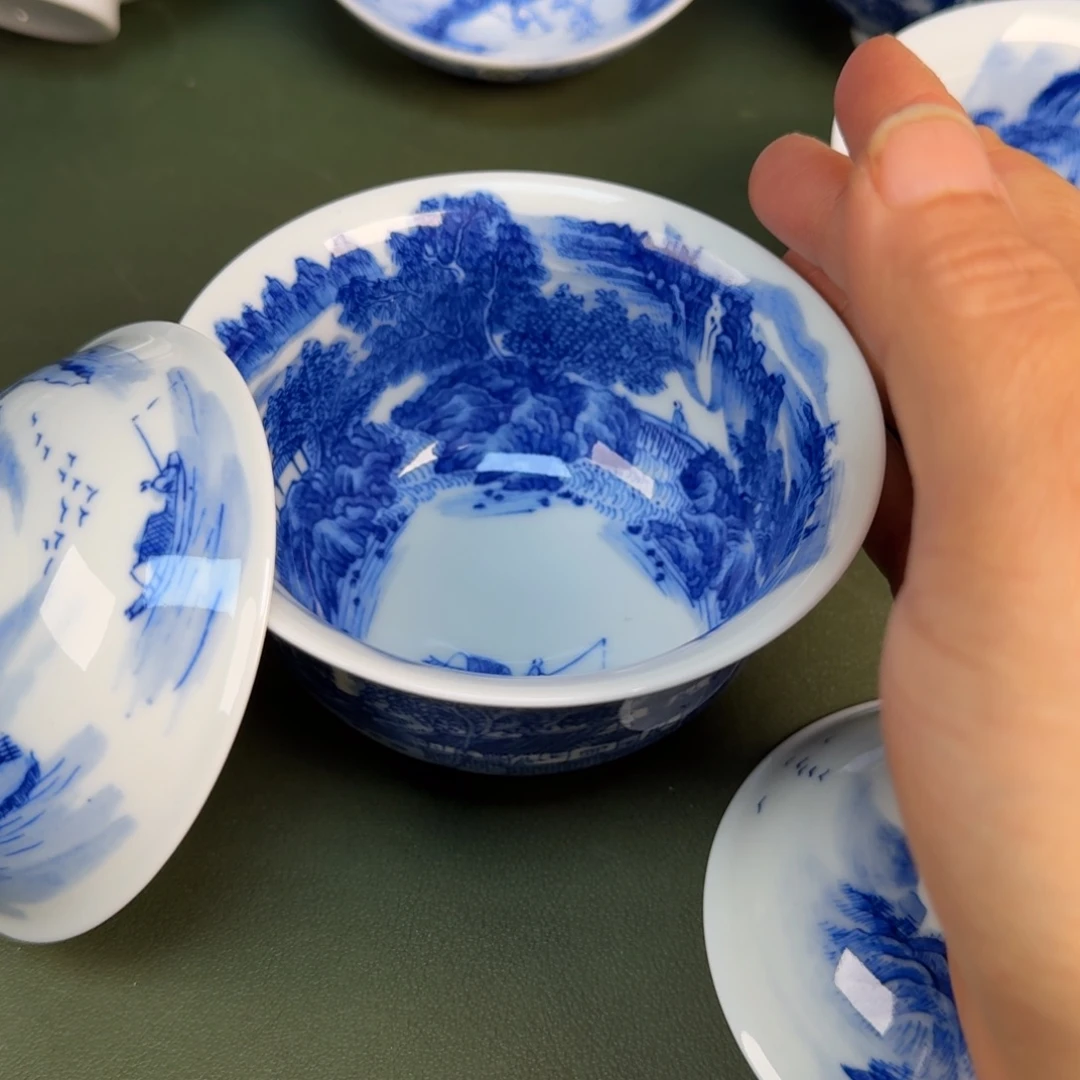 陶景德镇纯手绘茶具圆圆288