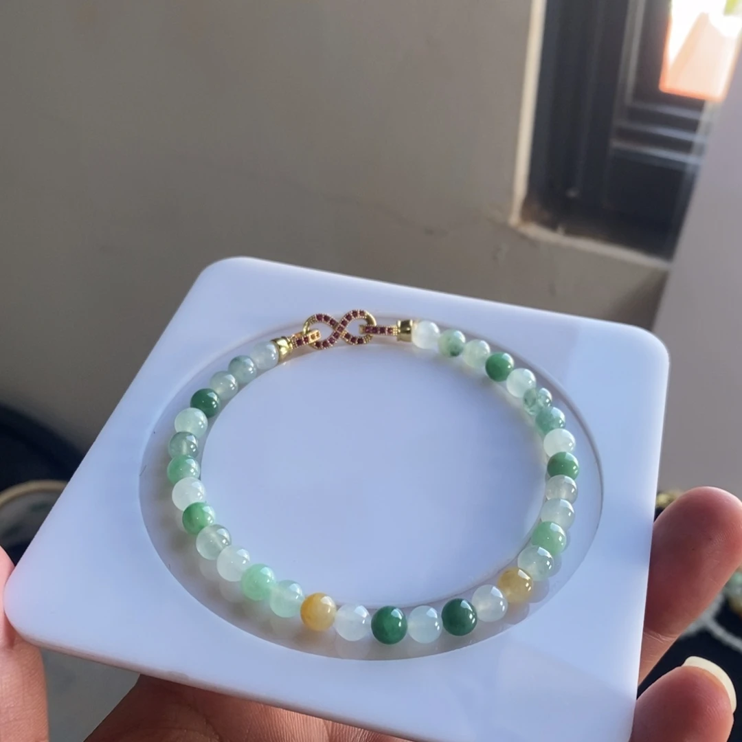 定制翡翠未镶嵌14 缅甸翡翠A货卡5.7