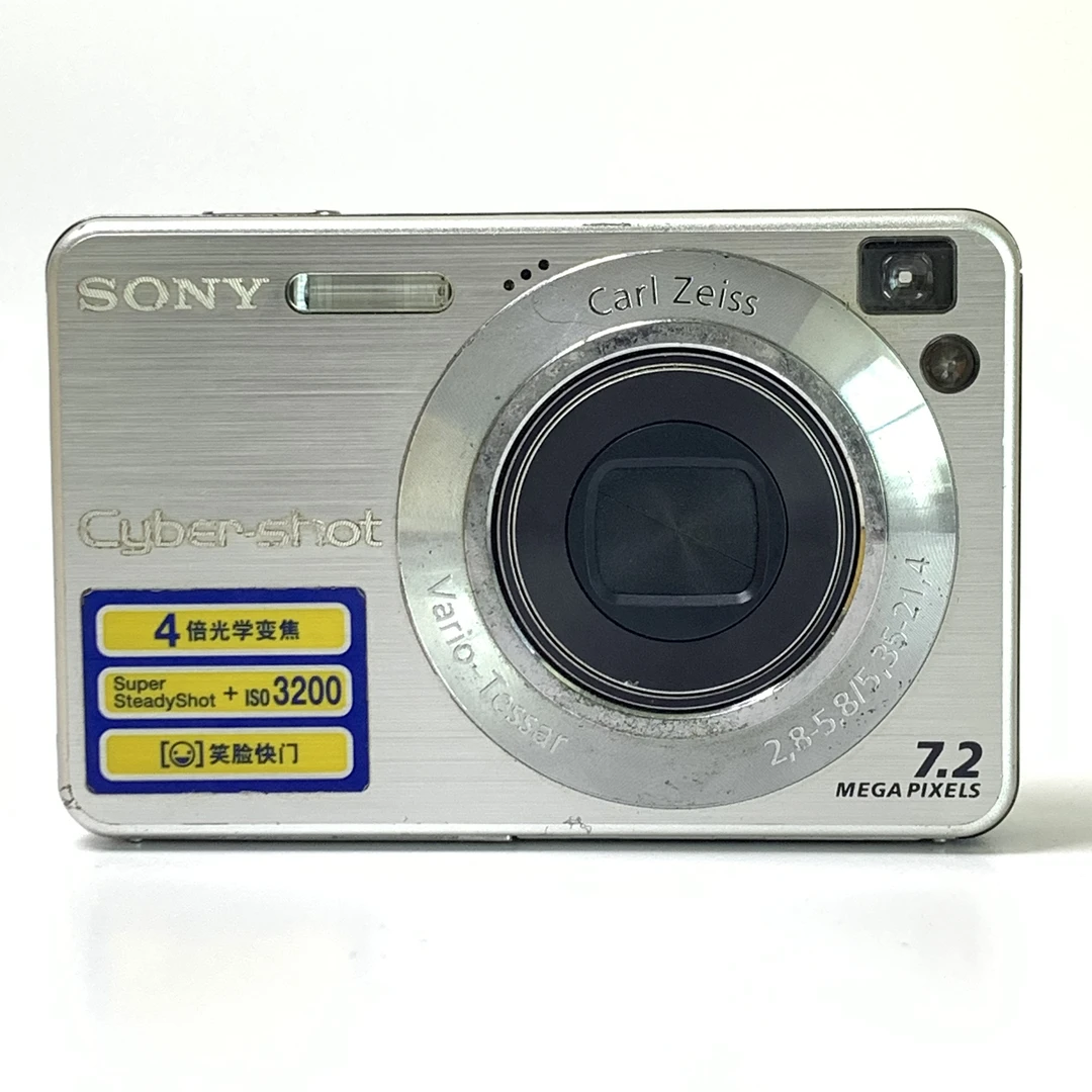 95新 Sony/索尼 W120 银 720像素 4倍光学变焦