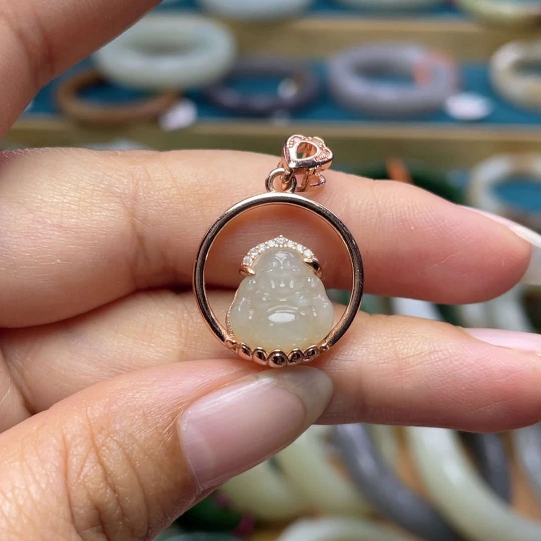 吊坠(不含链)未镶嵌和田玉