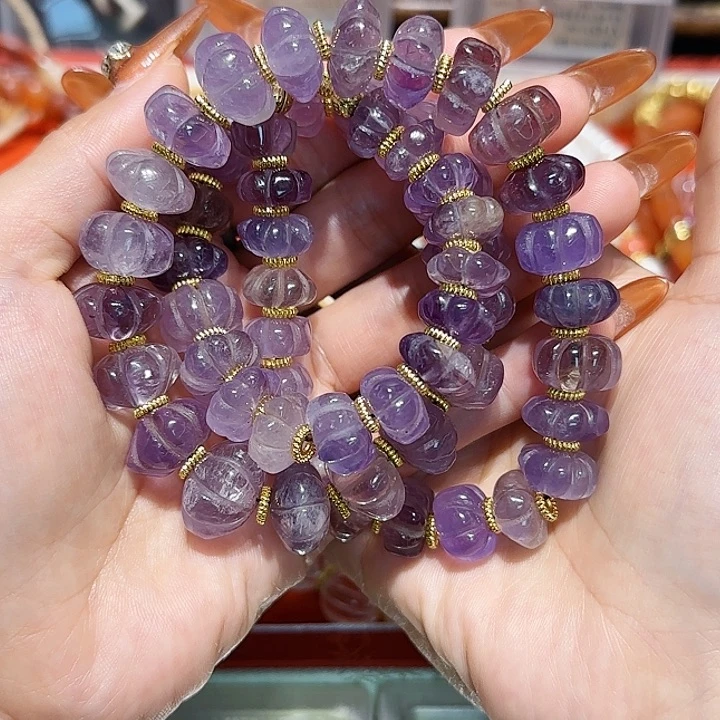 紫晶耳饰银S925镶嵌