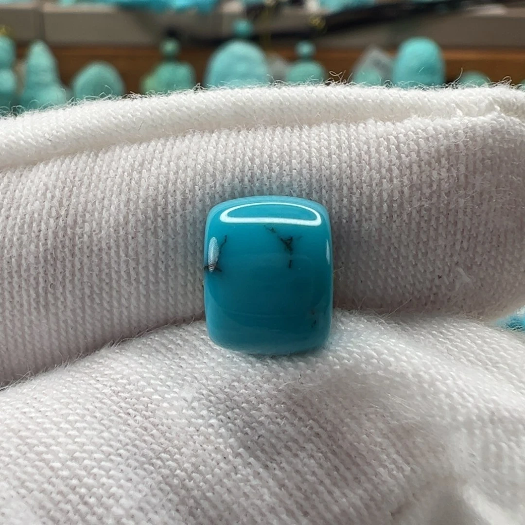 绿松石未镶嵌直切8.5/6.7