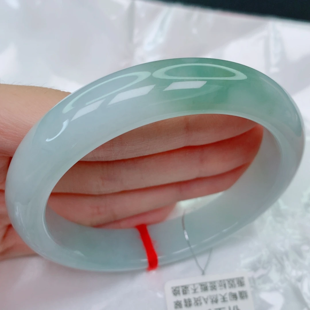 翡翠手镯未镶嵌58.7正圈