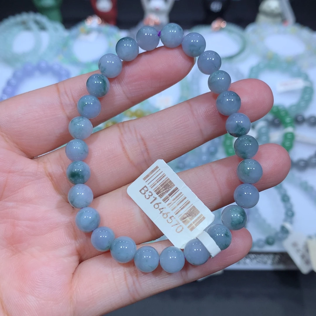翡翠未镶嵌手串天然