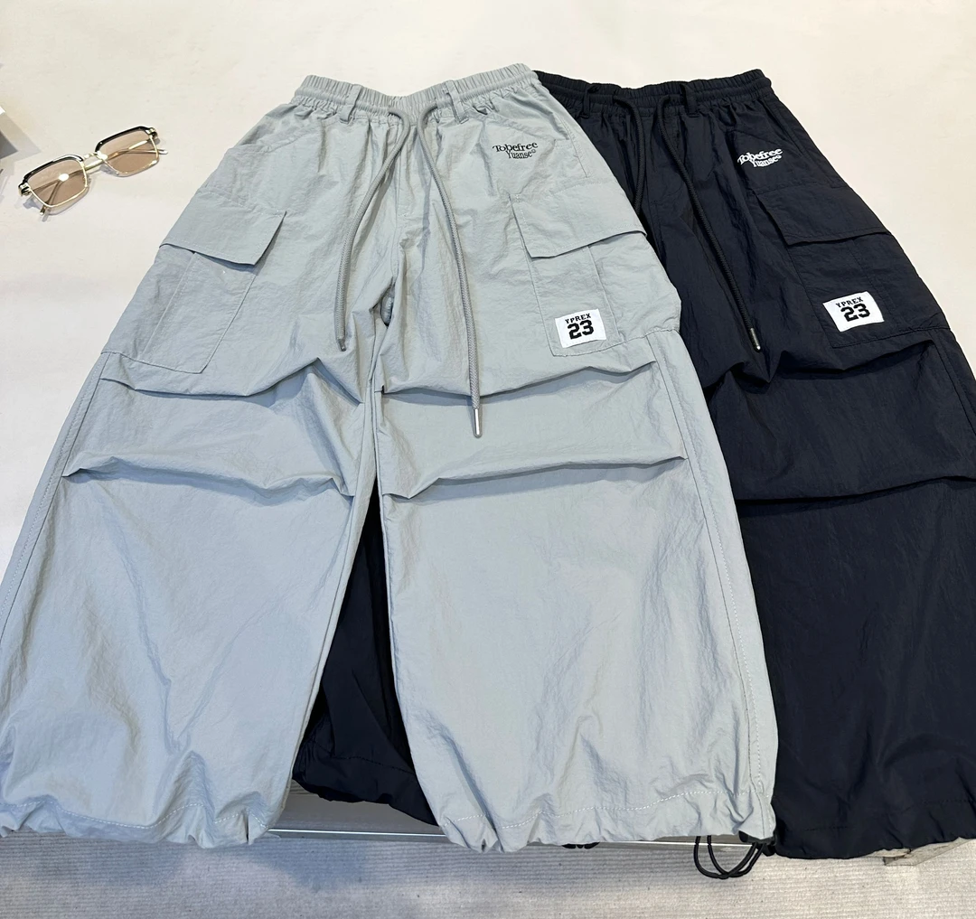 断码清仓  儿童潮牌男童裤子夏装薄款舒适洋气工装休闲裤 25235