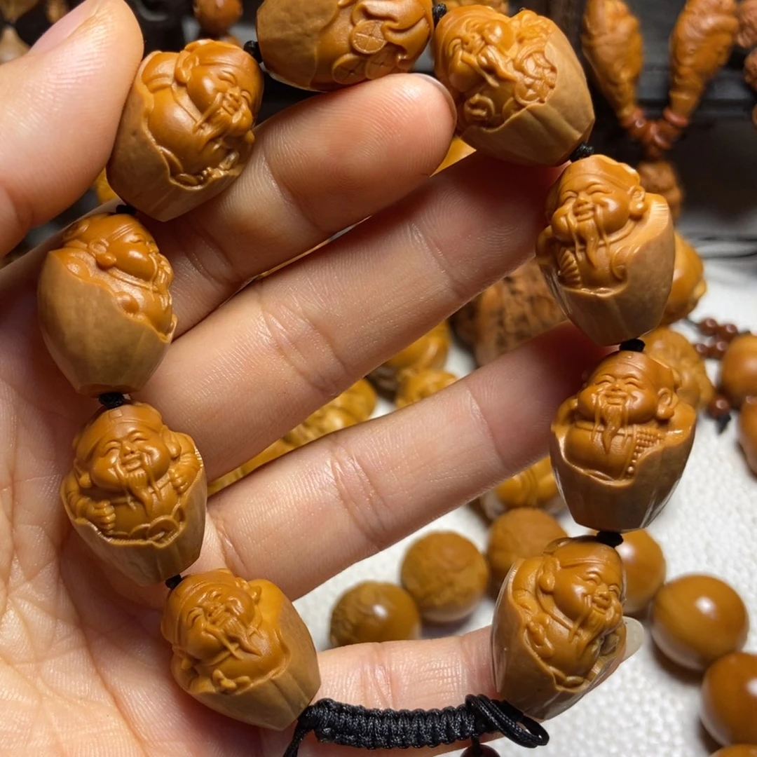 【闪购商品】手串/手链橄榄核包衣财神