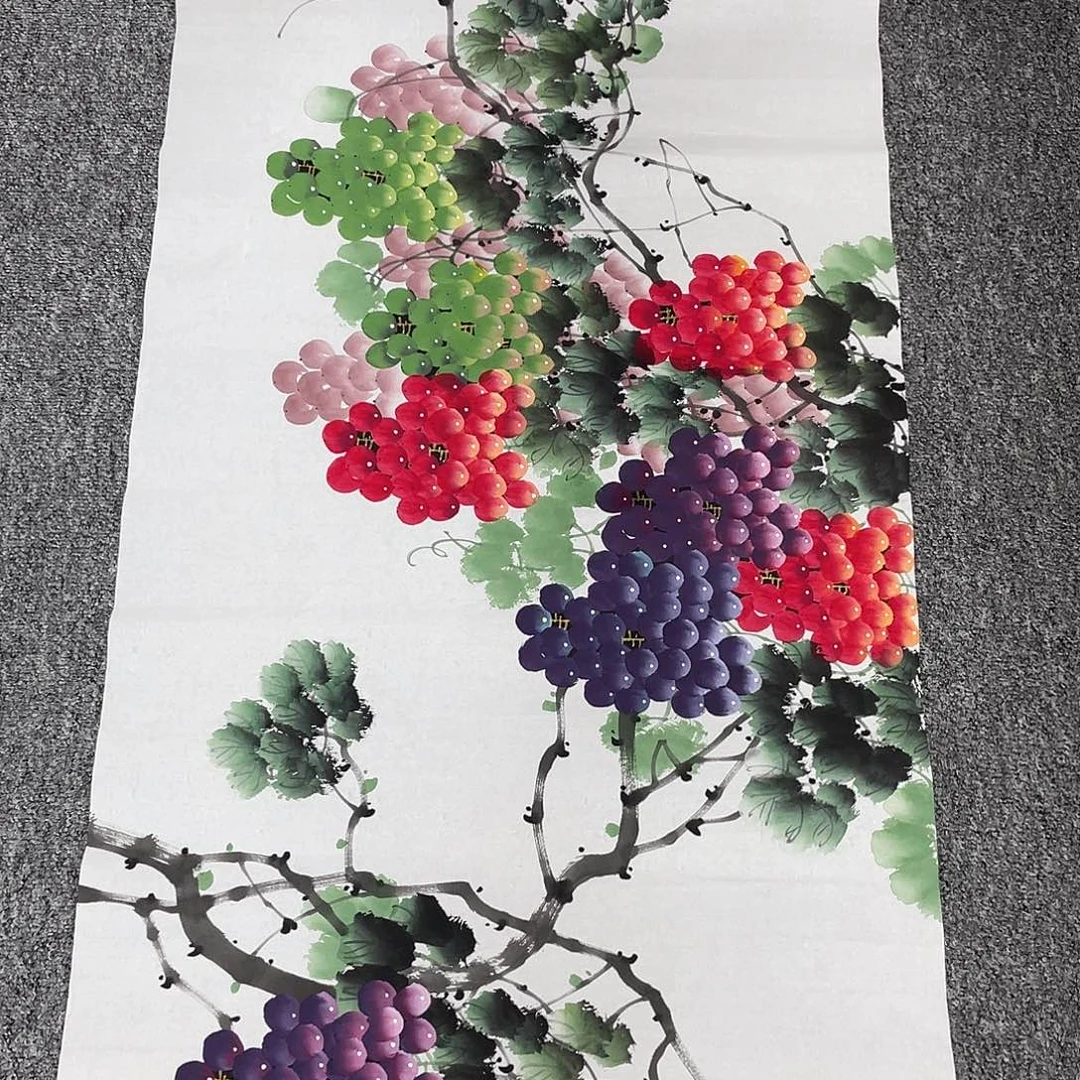 国画纯手绘字画宣纸