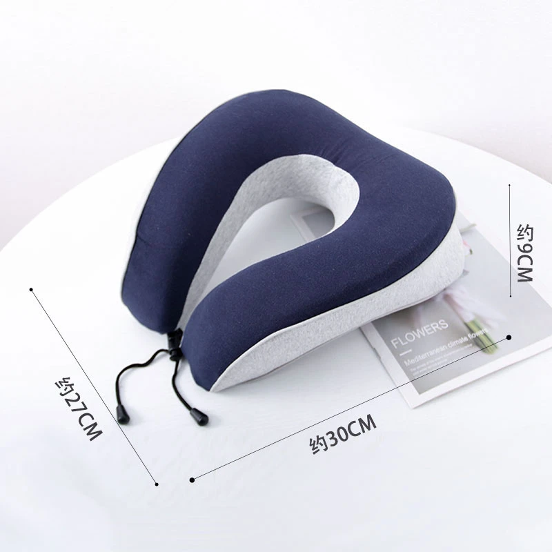 HH863 记忆棉U型枕 护颈枕车载枕午睡枕神器学生柔软慢回弹可拆洗