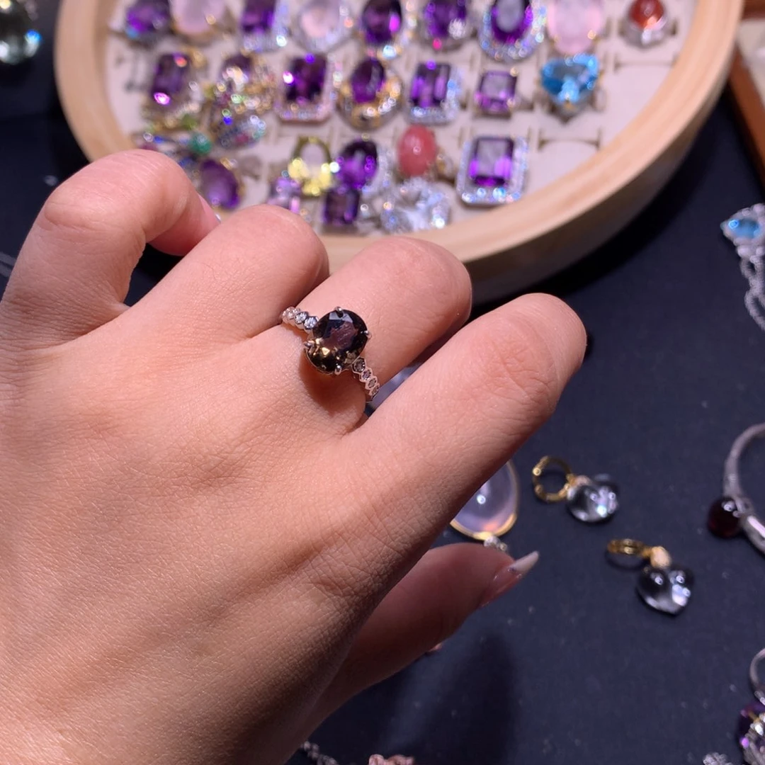 【闪购商品】银S925镶嵌戒指水晶戒指