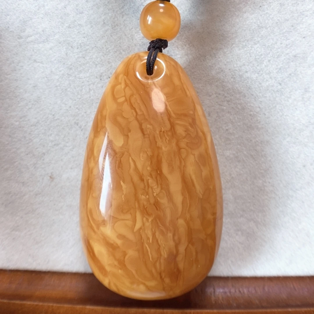 蜜蜡项链未镶嵌吊坠