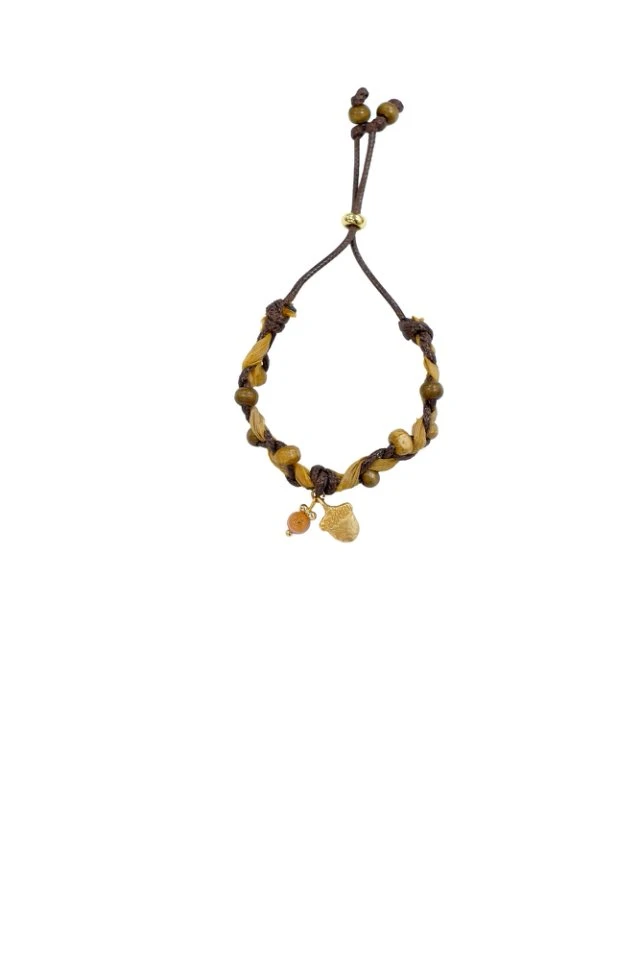 非金属布艺手链 【SWAHILL】25秋冬SW25AW1027设计师果实编织手绳