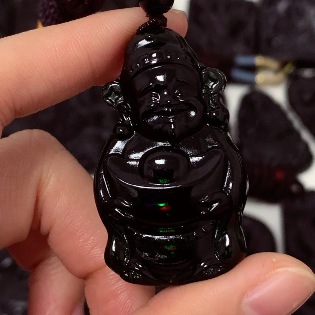 天然a货钢琴黑挂件