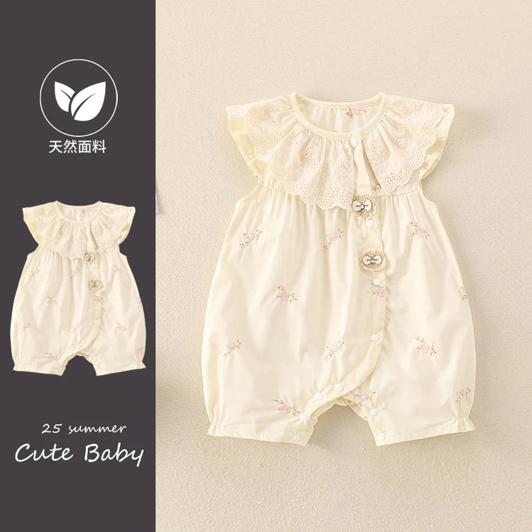 连身衣/爬服/哈衣公主夏季女童婴幼童