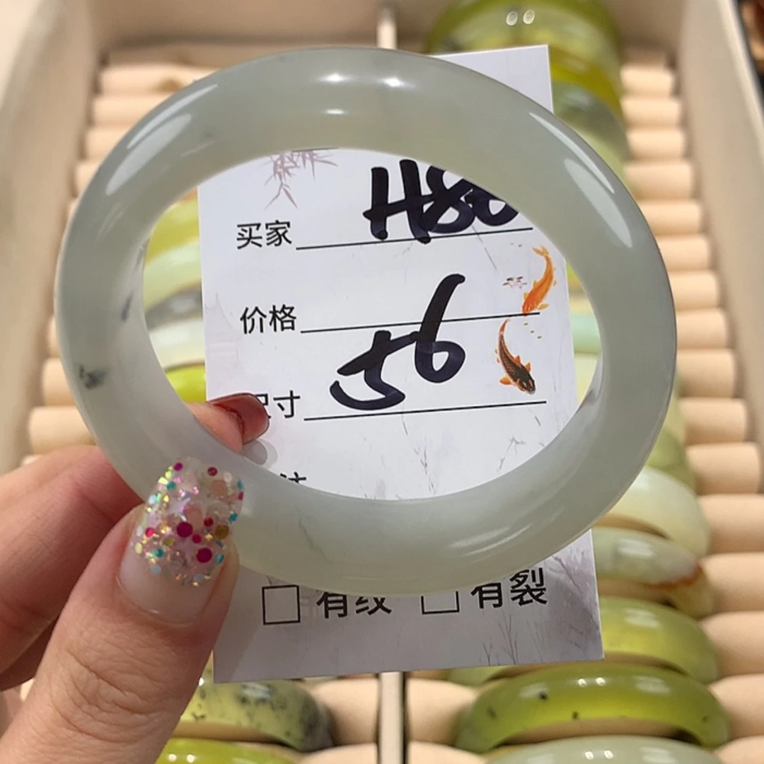 【闪购商品】蛇纹石玉手镯未镶嵌