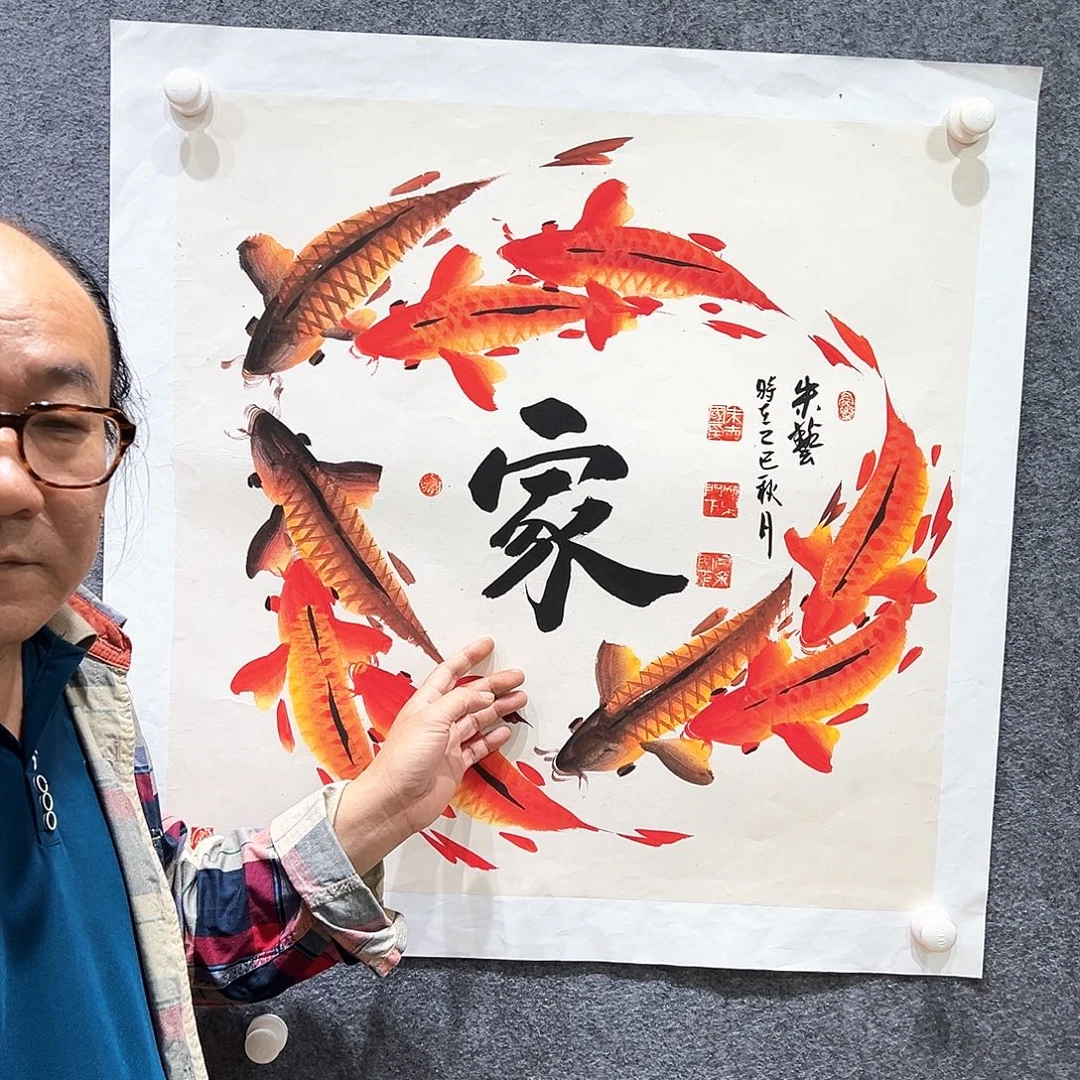 国画纯手绘系列画心