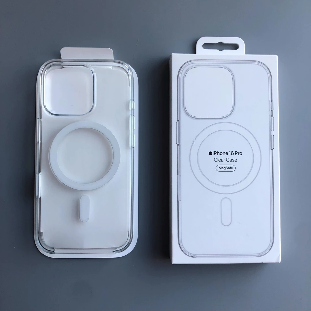 适用于苹果iPhone16ProMax专用MagSafe透明保护壳磁吸15手机硬壳