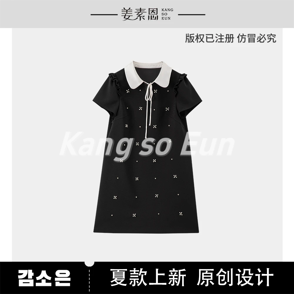 【老板娘夏天】【月光奏鸣】小香风娃娃领连衣裙GY25XT120521