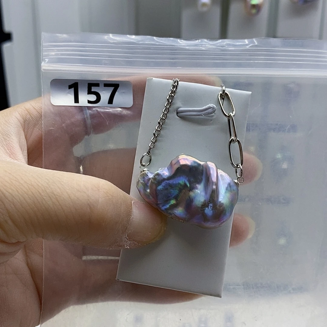 颈饰合金淡水珍珠