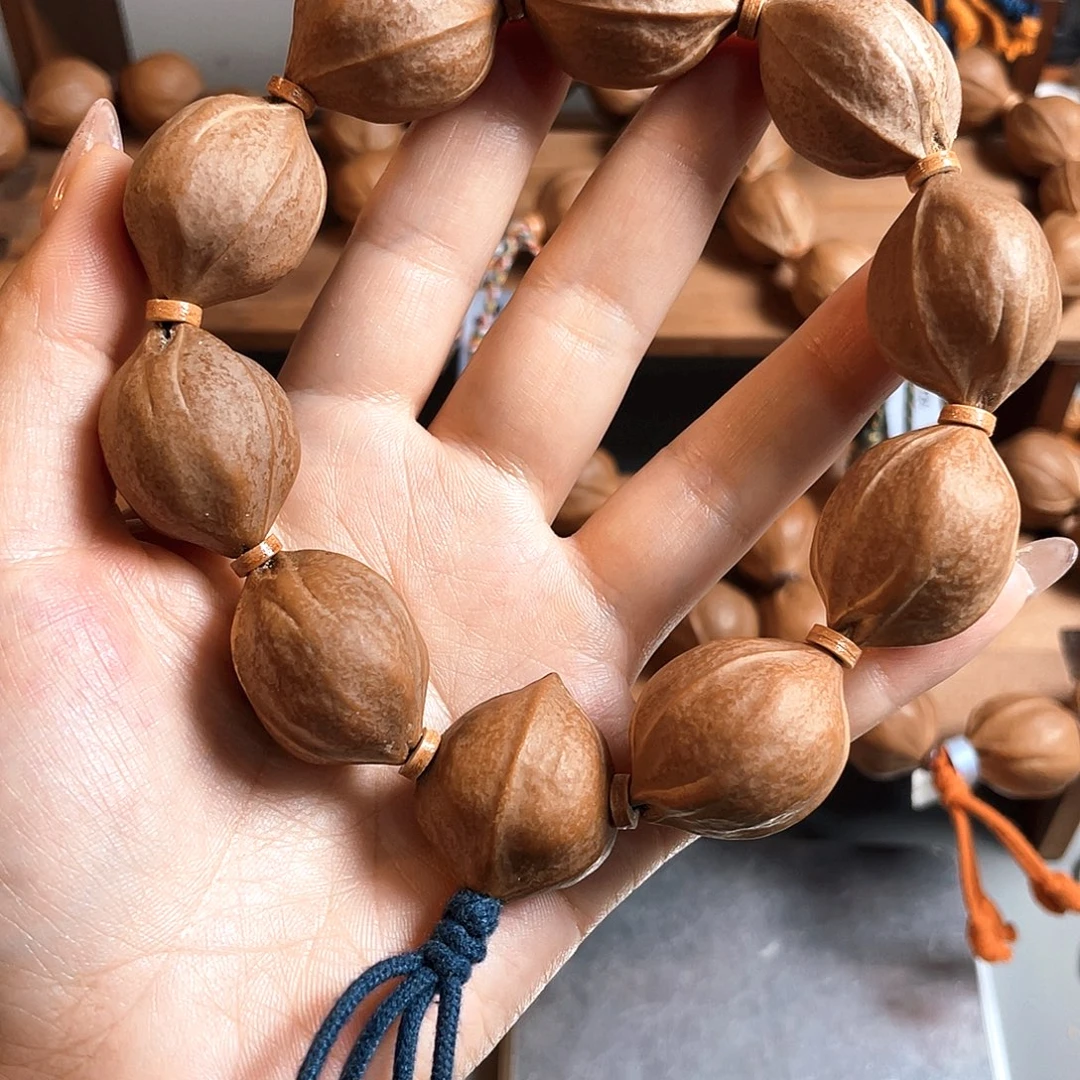 别***恙橄榄核手串/手链22/28梅林铁核+23/27三通