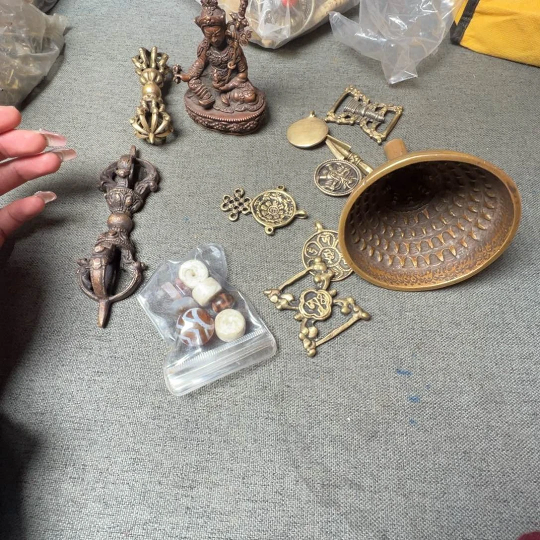 琉璃纯铜合金工艺品随机发货