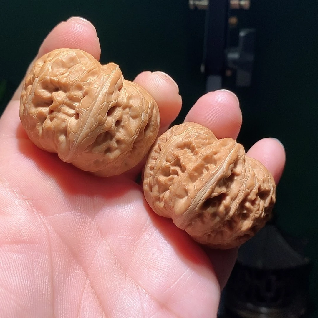 把件文玩核桃43平谷元宝全品