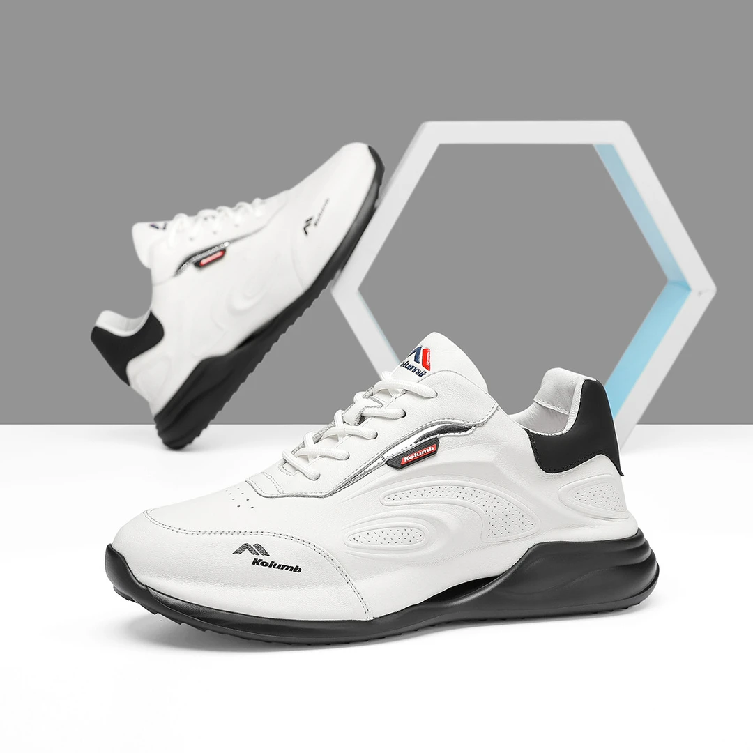 kolumb/哥仑步2025新款鞋子男款百搭潮流时尚软底休闲皮鞋潮 2910