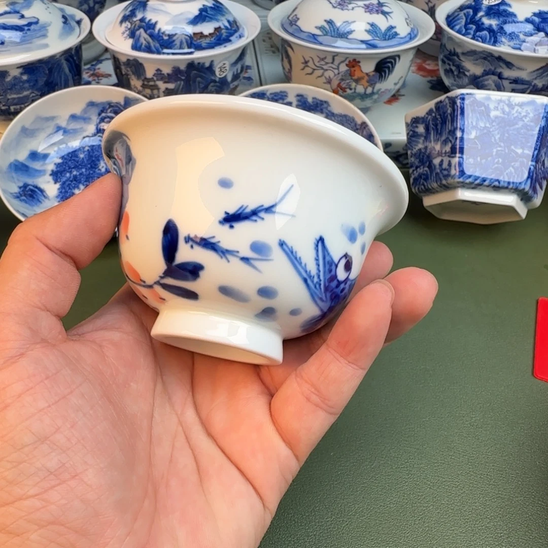 陶纯手工纯手绘茶具338