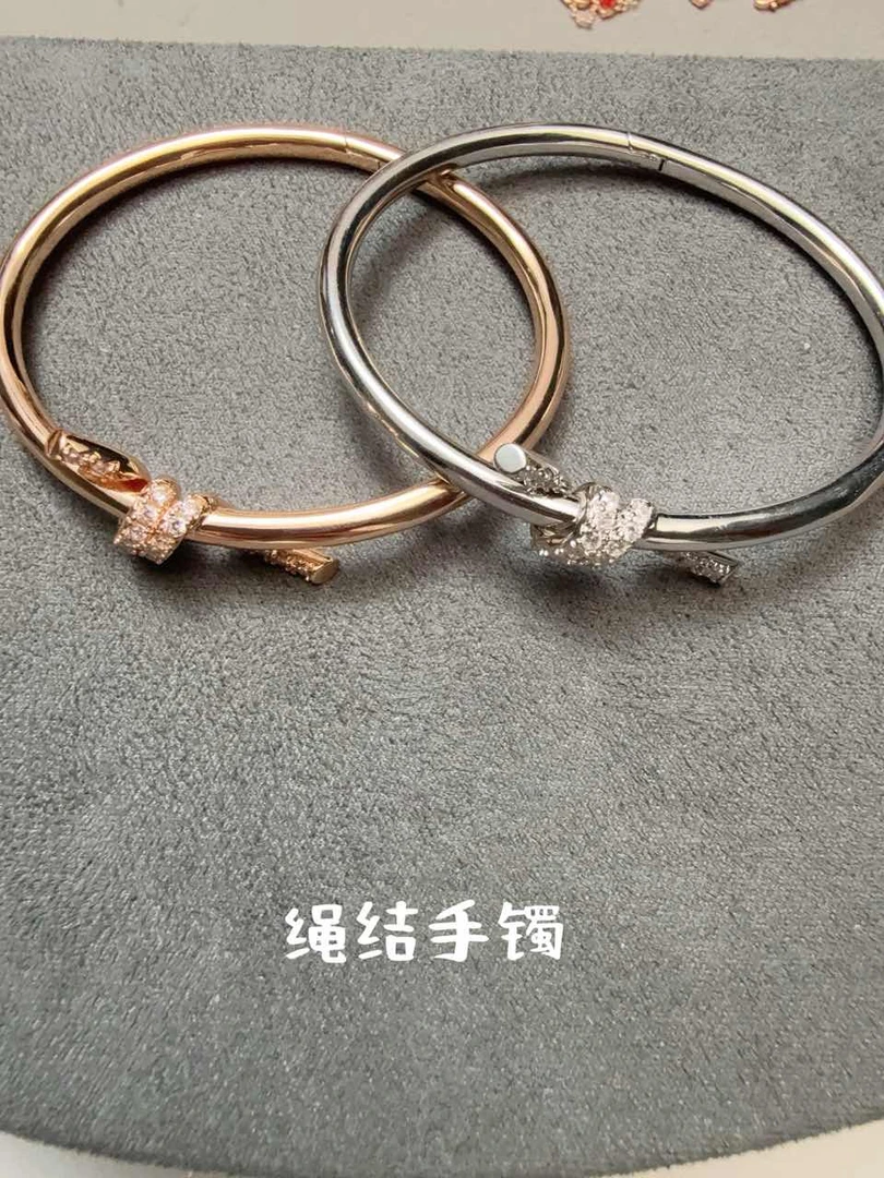 V金高版本手镯 绳结光板手镯 224