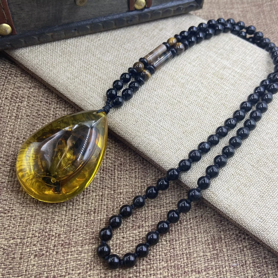 非金属珐琅吊坠 5252 黄色吊坠新款精品优选时尚