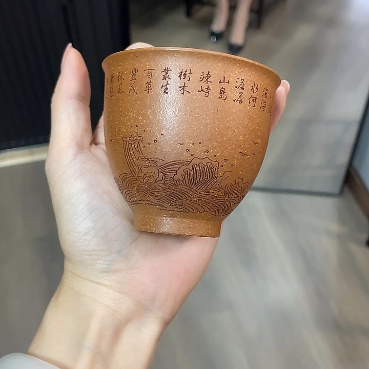 茶壶紫砂全手工打造