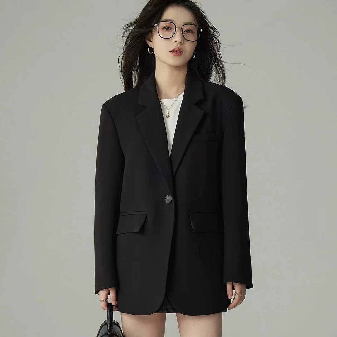 9802/149-9 气质西装外套女春秋设计感小众通勤西服