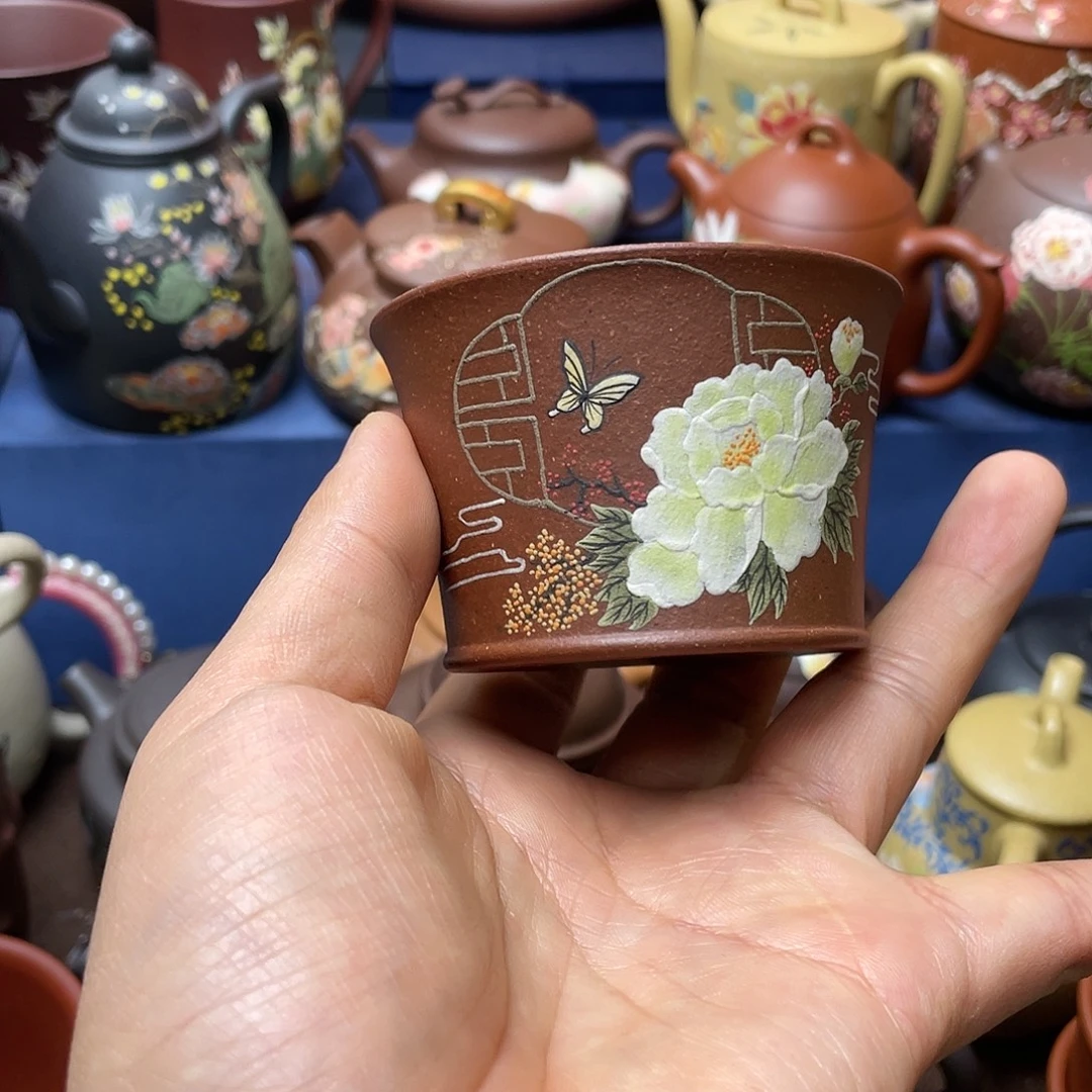 紫砂茶杯紫砂主人杯100cc