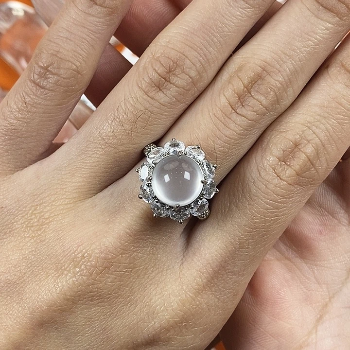 s***T石英质玉银S925镶嵌颈饰