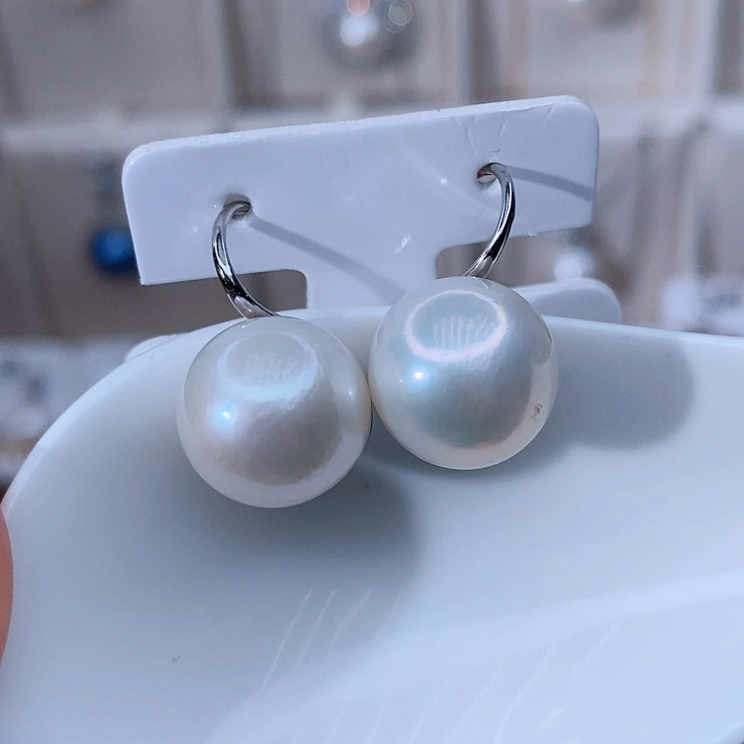 颈饰银S925镶嵌淡水珍珠依**单