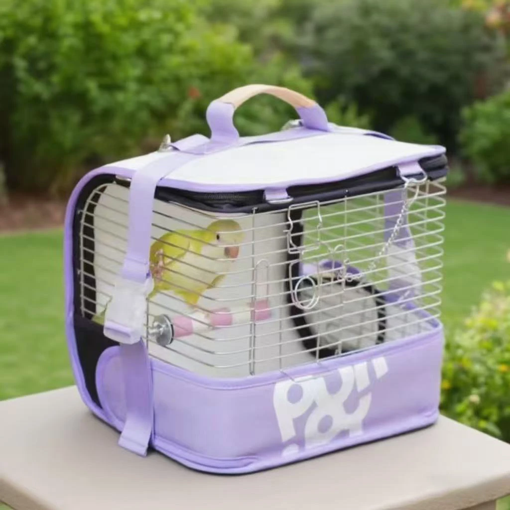 小鸟包鹦鹉外出笼户外便携虎皮牡丹专用外带鸟笼子观赏玄凤双肩包