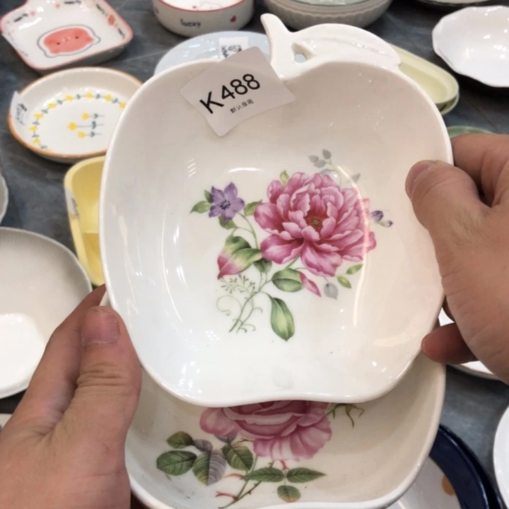 陶瓷微瑕盘碗碟介意勿拍