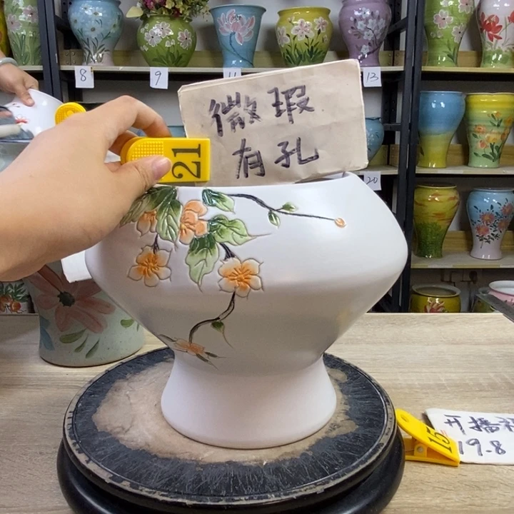景德镇高温陶瓷花盆
