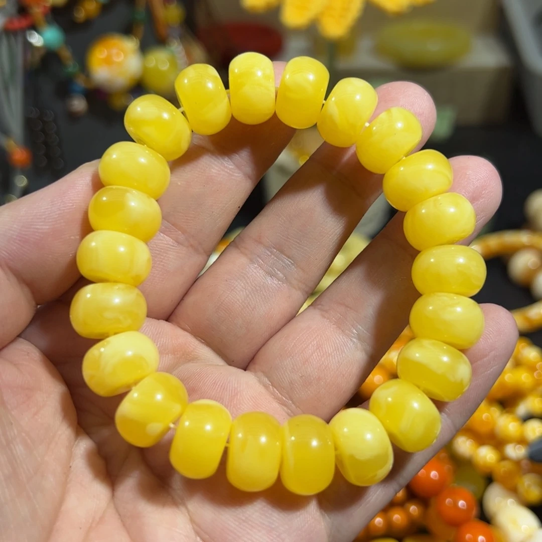 未镶嵌蜜蜡手链卡1.4➕