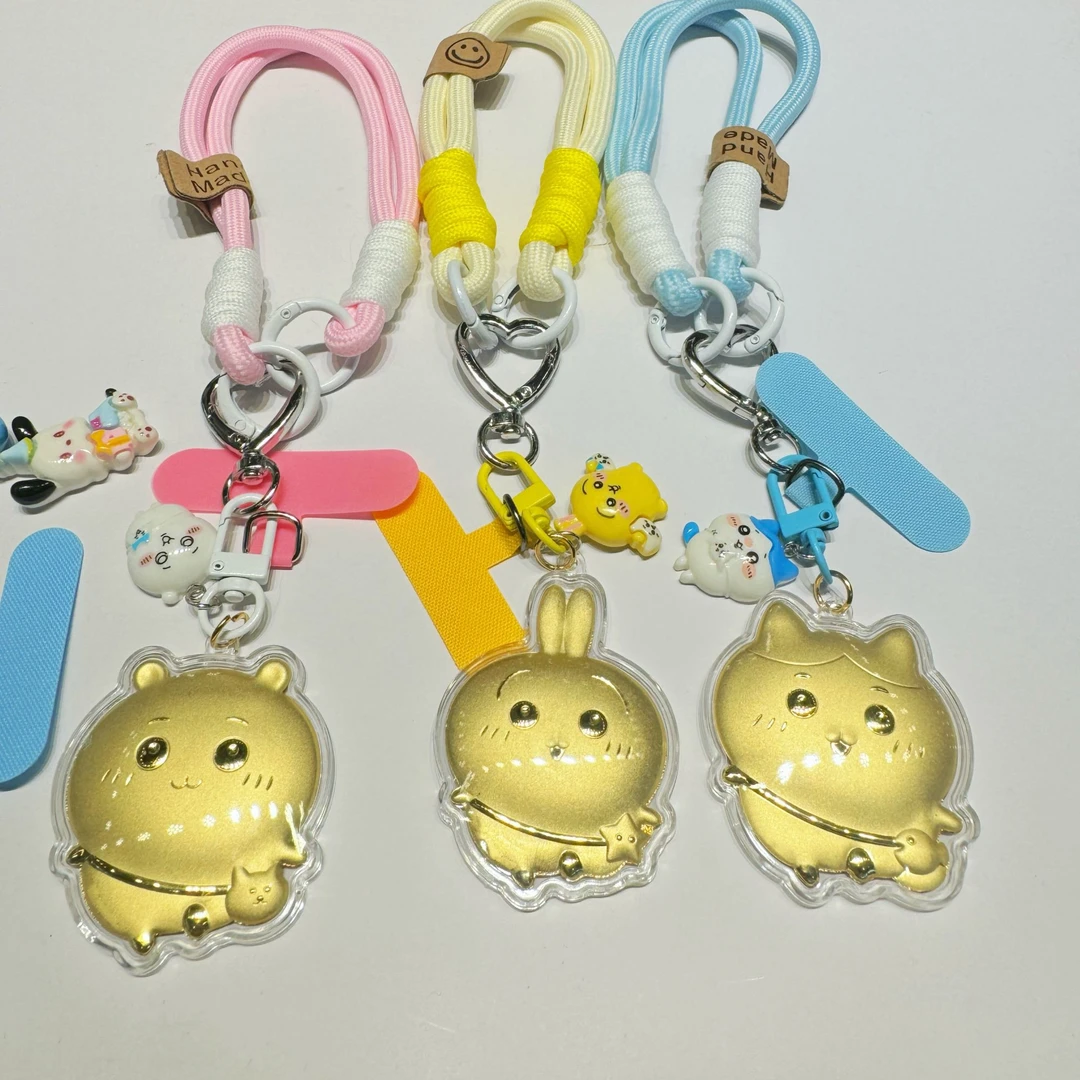 水贝新款【chiikawa】可爱挂件送礼热卖含金工艺品