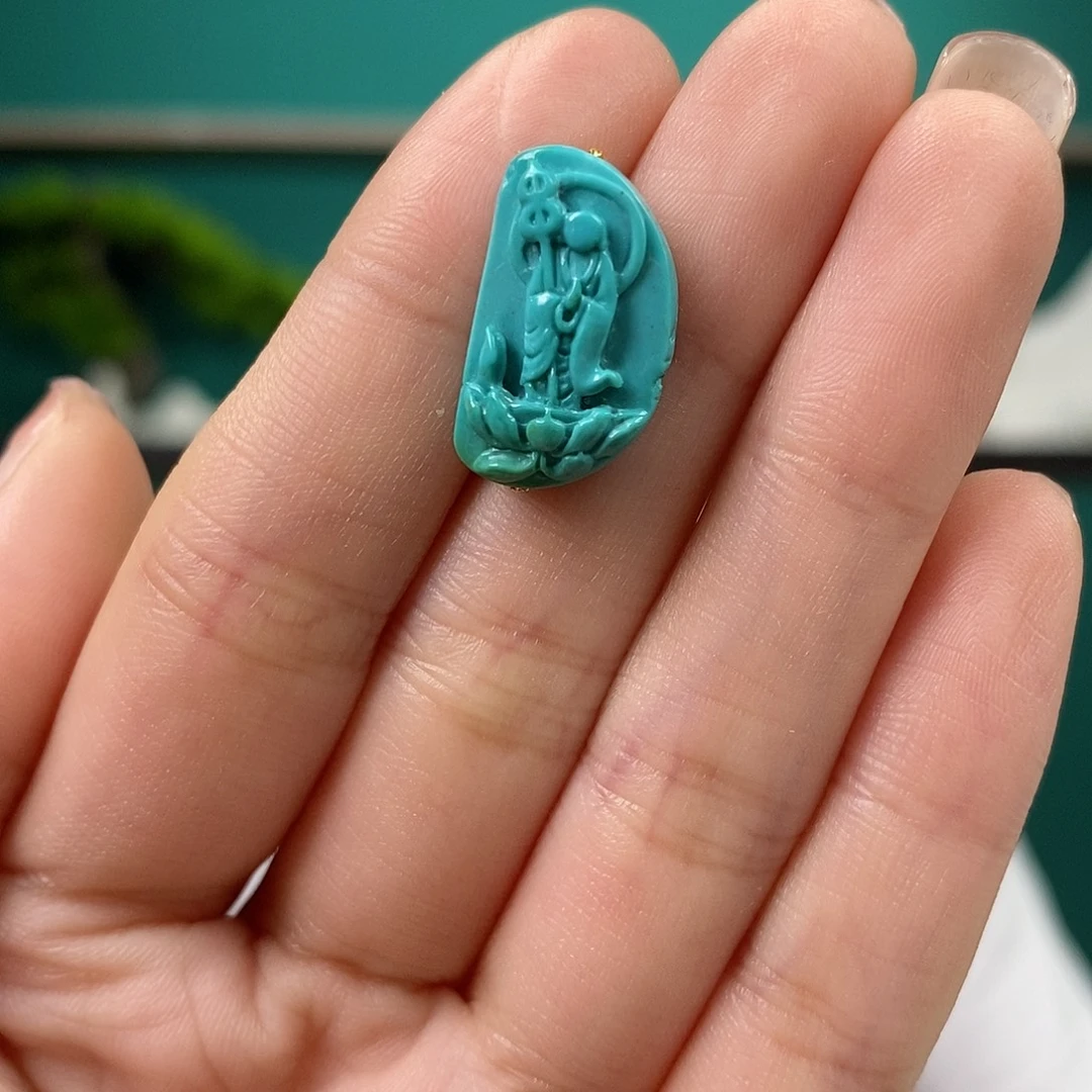 未镶嵌绿松石珠宝奇石