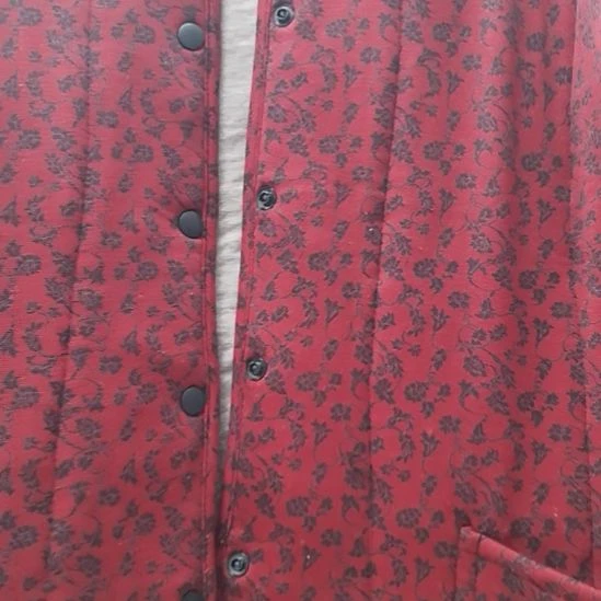 背心2X暗红色棉袄