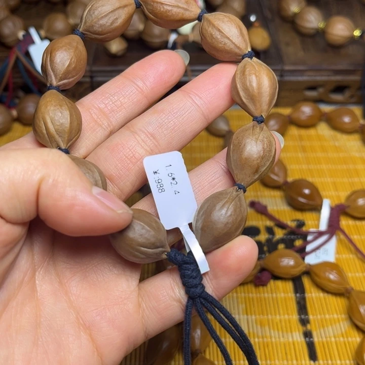 橄榄核手串/手链洋*爷三面佛1.6*2.4