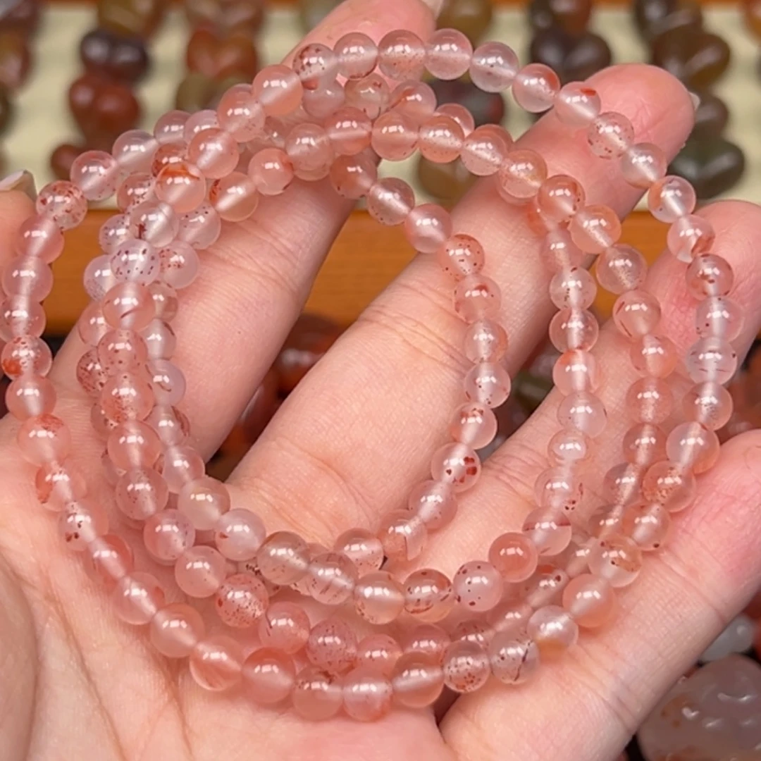 南红玛瑙未镶嵌手链