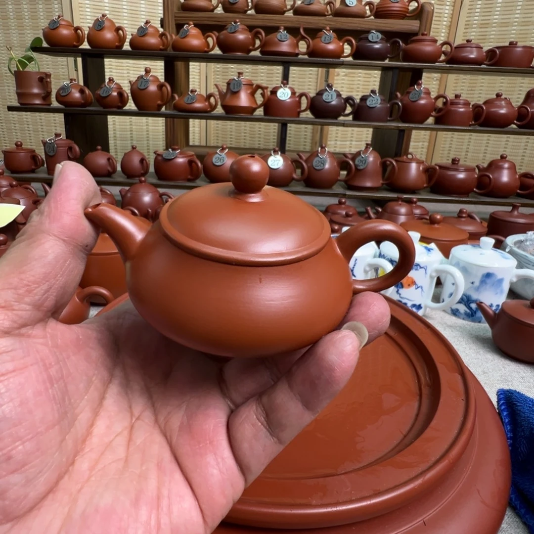 简***单紫砂茶壶潮州手拉明炉壶