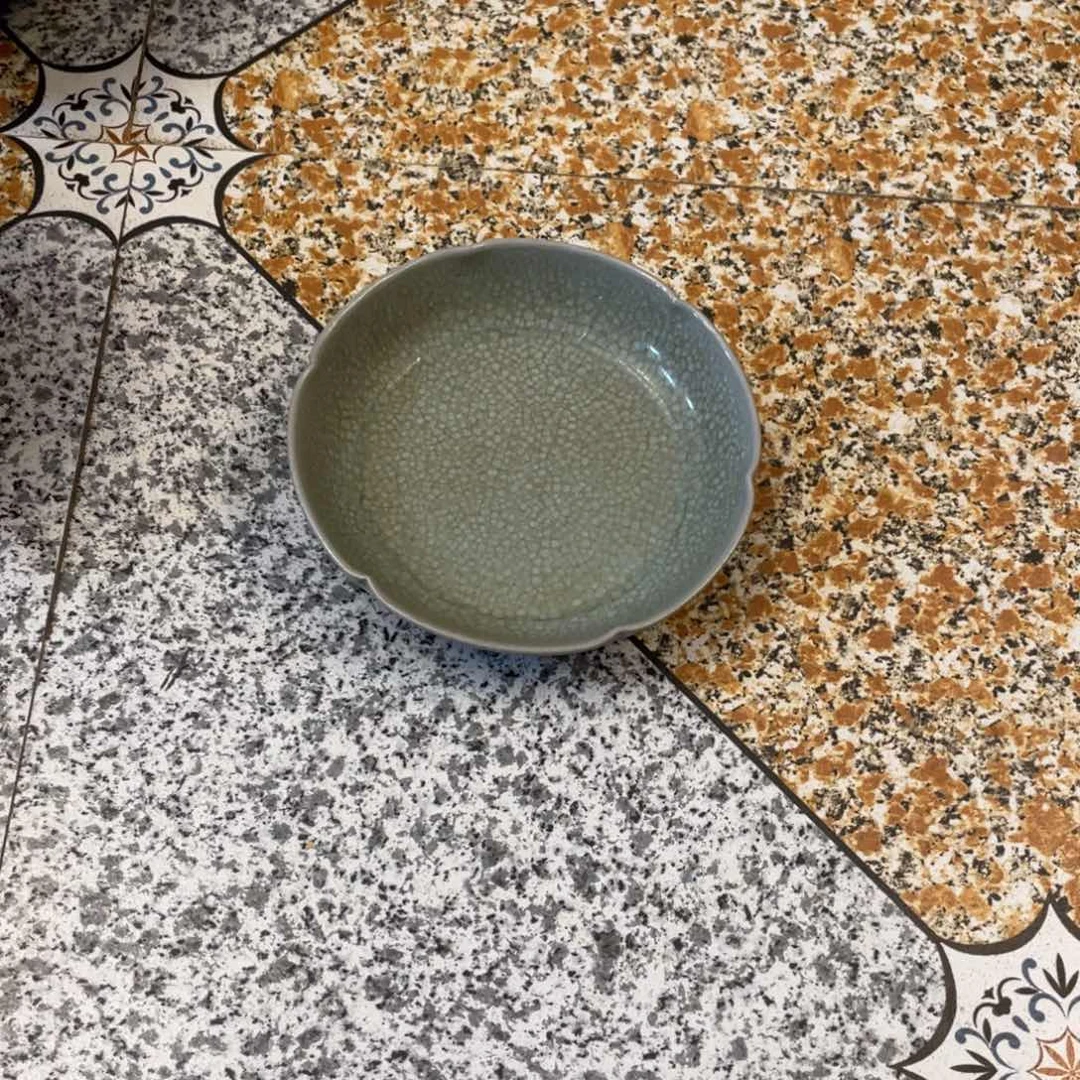 赏品冰片葵口洗一个