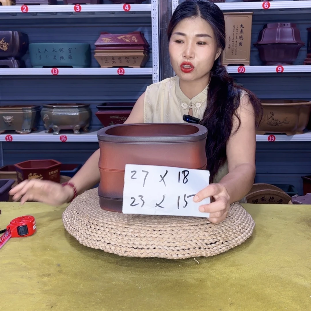 紫砂花盆宜兴紫砂厂