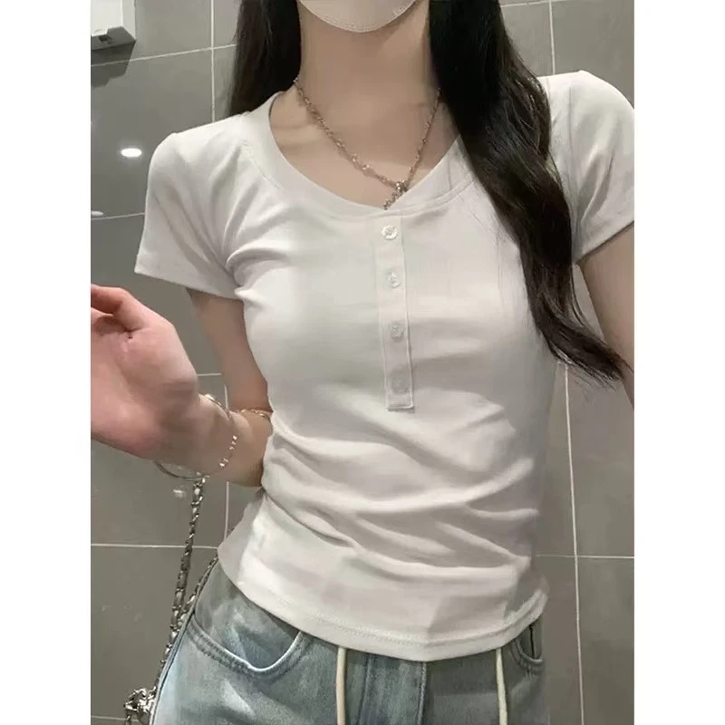 【粒子原理】大弹力 百搭上衣女