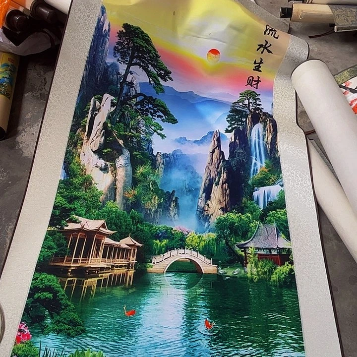 摆件，轴坏，破损，水渍都是正常的印刷